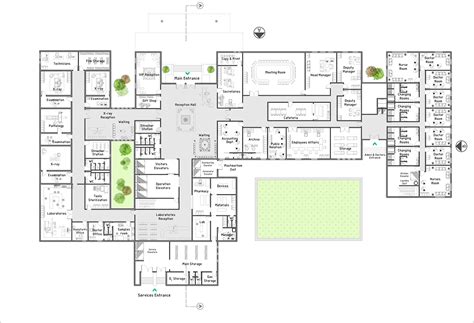 General Hospital Floor Plan - floorplans.click