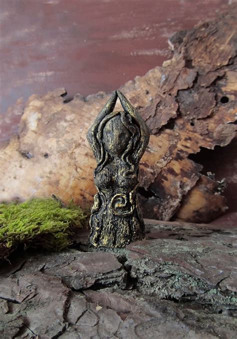 Mother Earth Goddess Gaia Wiccan Pagan statue Nature witch | Etsy