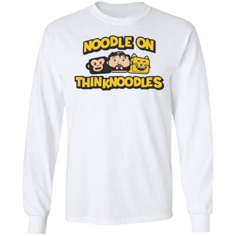 Thinknoodles Merch Noodle On Emoji Tee Shirt - Merchip8