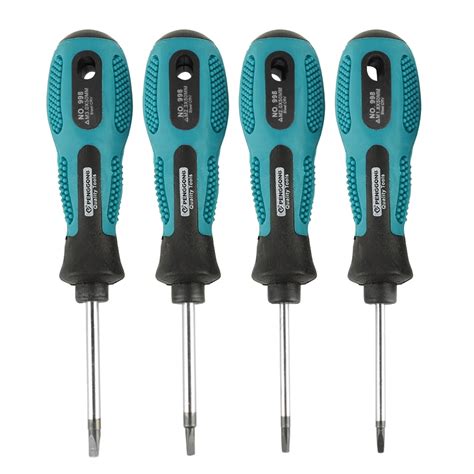 4pcs Triangle Screwdriver Set Precision with Magnetic Multifunctional Hand Tool , Triangle Head ...