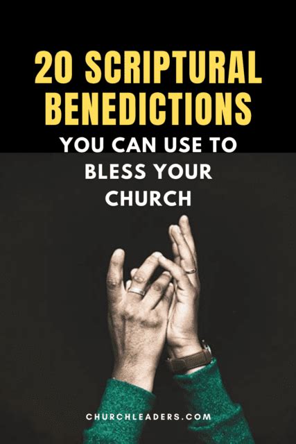 20 Scriptural Benedictions You Can Use to Bless Your Church