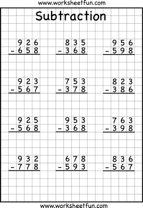 Download Transparent Sub3dgraph1 1,324×1,967 Pixels Grade 3 Math Worksheets, - Third Grade ...