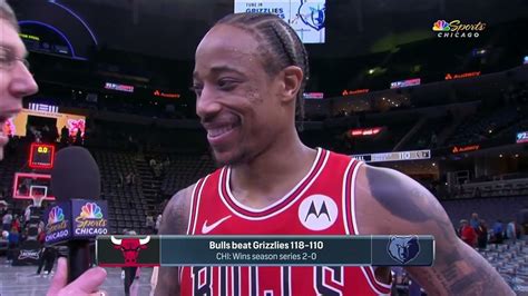 DeMar DeRozan Postgame Interview | Memphis Grizzlies vs Chicago Bulls ...