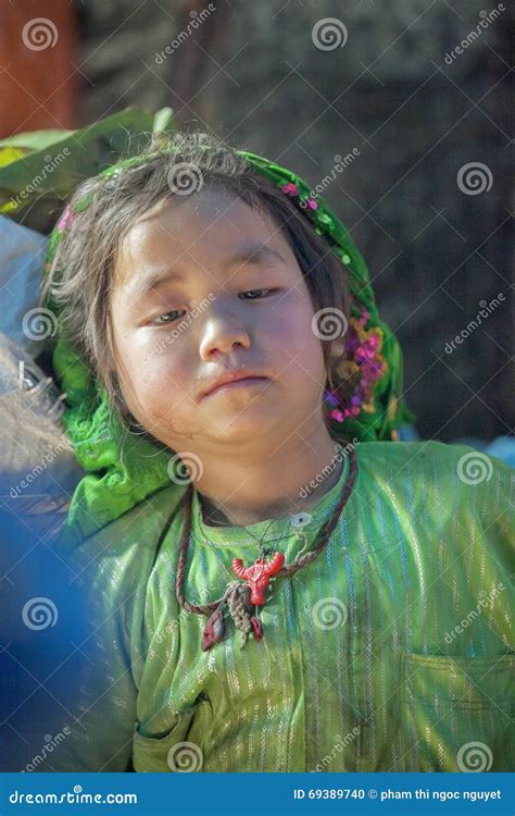 Costumes of Ethnic Minority Girl, at Old Van Market Editorial Image - Image of minority ...