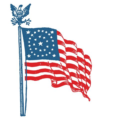 American Flag Clipart Free Stock Photo - Public Domain Pictures