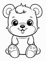 Cute And Free Teddy Bear Coloring Pages For Kids  GBcoloring sketch template