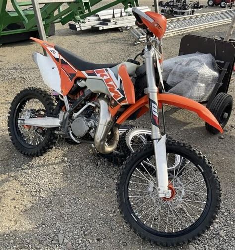 (DMV) 2015 KTM 85 Dirt Bike, Gas | Live and Online Auctions on HiBid.com