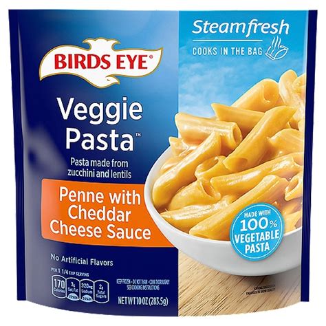 Birds Eye Steamfresh Veggie Pasta Penne with Cheddar Cheese Sauce, 10 oz