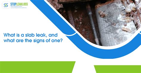 Leak detection- What is a slab leak and signs of one?