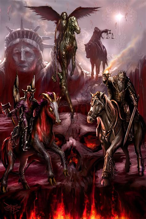 Come The Horsemen | Horsemen of the apocalypse, Apocalypse tattoo, Four ...