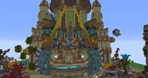 Underwater Water Palace Minecraft Map