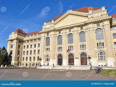 University Building of Debrecen Stock Image - Image of famous, high ...