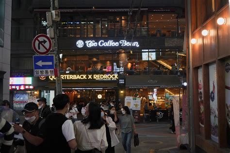 Gangnam Subway Station Exit 11 Area at Night, Seoul - See Any Places