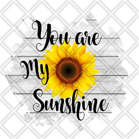 You're my Sunshine sunflower frame Digital Download Instand Download – Popzy Bows