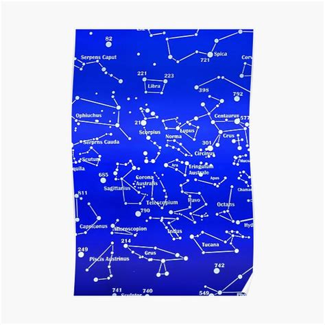 "Nasa star map" Poster for Sale by VirgilEastwood | Redbubble