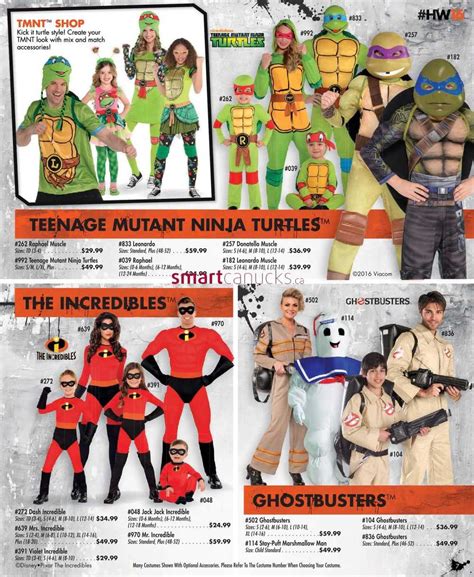 Party City Halloween 2016 Flyer September 8 to October 31