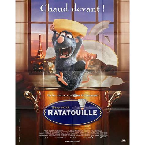 RATATOUILLE French Movie Poster - 47x63 in. - 2007 Adv.