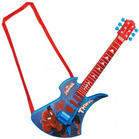 SAMBRO Marvel Comics Spiderman Deluxe Guitar Musical Play Toy Instrument Kids | Compra online en ...