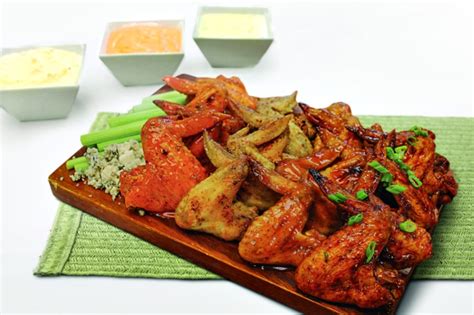 Game Day Party Platter - 6 Easy Wings Recipes - A Helicopter Mom