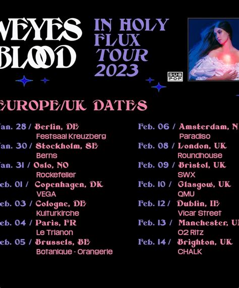 Weyes Blood - In Holy Flux Tour 2023 - 05 February 2023 - Botanique - Event/Gig details ...