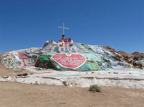 Salvation Mountain, Niland, CA. #California #places #color | Salvation mountain, California ...