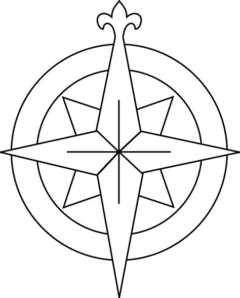 Free Compass Rose Template, Download Free Compass Rose Template png ...