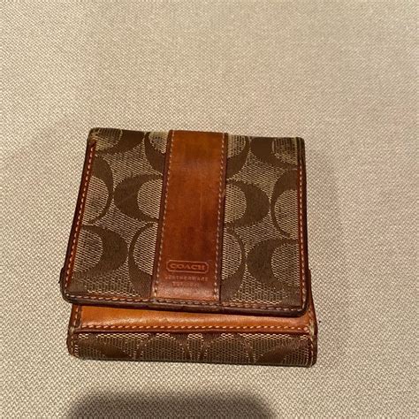 Coach Signature C Wallet Khaki - Gem