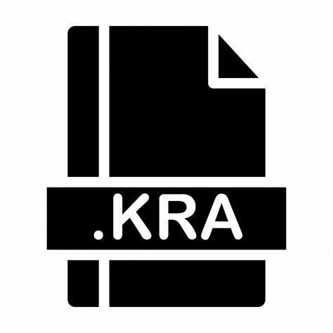 File, file extension, file format, file type, kra icon - Download on Iconfinder