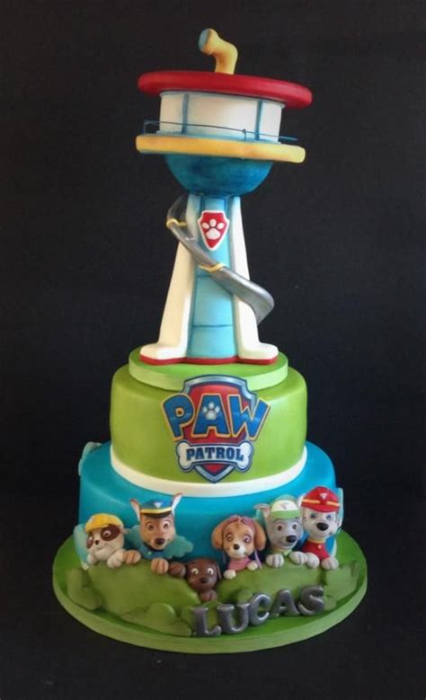 Paw Patrol Cake With Figurines Cakecentral Com - Riset