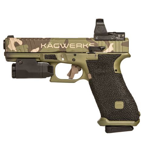 KAGWERKS Extended & Raised Slide Release for Glock Gen 3-4 - Milspec Retail