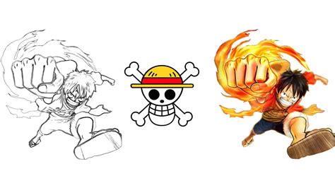 Straw Hat Luffy Drawing - IMAGESEE