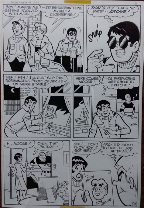 Reggie and Me issue 106 (1978) Decoy Ploy 6-page story, Archie, Midge, Moose, in Arthur ...