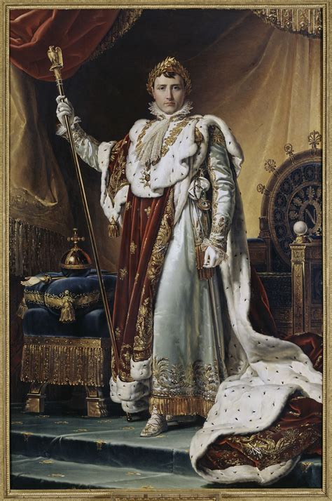 François Gérard - Napoléon Ier en costume du Sacre [1805] | Napoleon painting, Napoleon ...