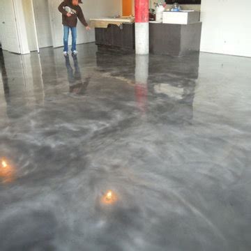 Grey Acid Stained Concrete Floors | Floor Roma