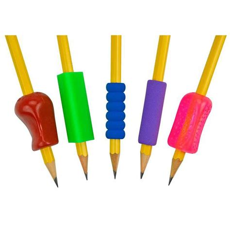 The Pencil Grip, Mixed Grip Package, Assorted Shapes and Colors, 5 ...