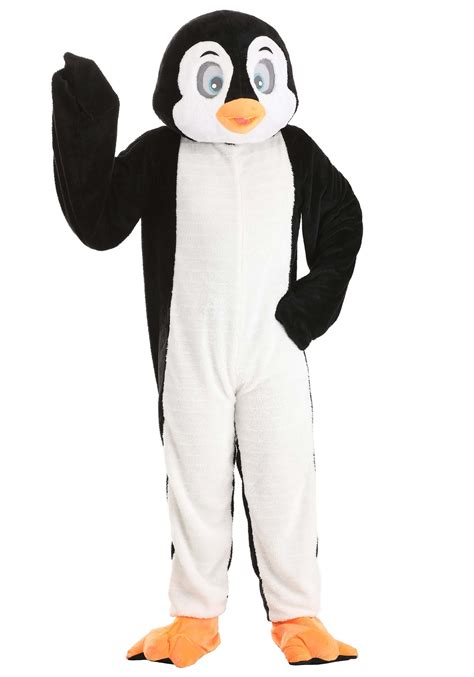 Penguin Mascot Costume for Adults