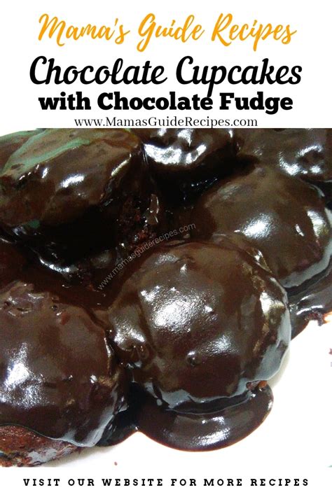 Chocolate Cupcakes with Chocolate Fudge