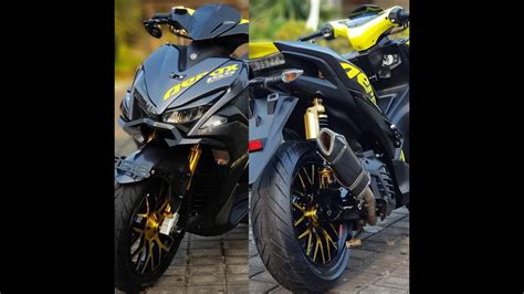 Yamaha Aerox 2019 modifikasi simple untuk harian biar masih nyaman - YouTube