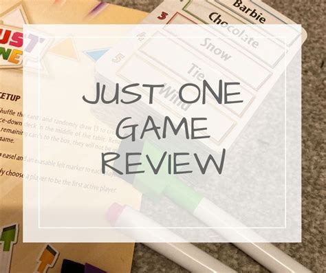 Just One Game Review - Navigating Baby