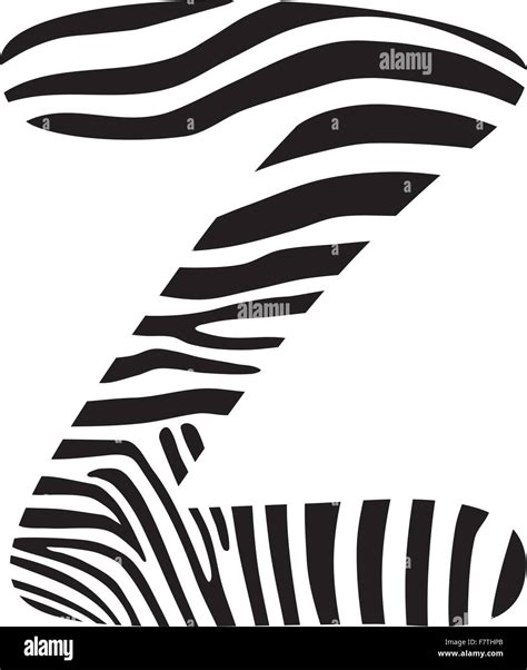 Font zebra, letter Z Stock Vector Image & Art - Alamy