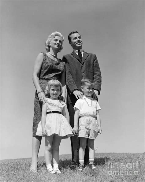 Family Portrait, C.1950-60s Photograph by H. Armstrong Roberts/ClassicStock