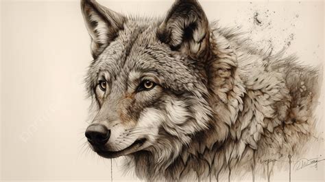 In The Style Of Hyper Realistic Animal Illustrations Background, Pictures Of Animal Drawings ...