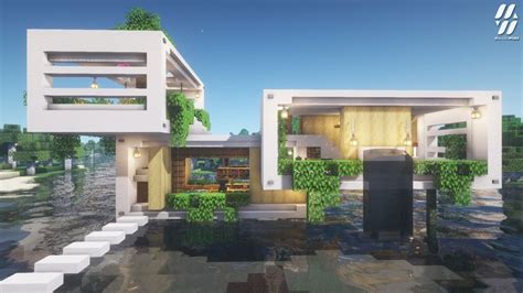 Minecraft Modern House en 2023 | Arquitectura minecraft, Casas minecraft, Mansión de minecraft