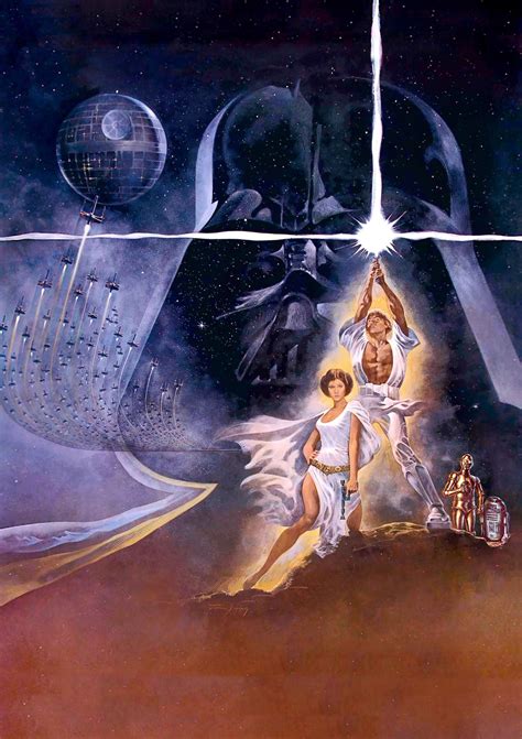 Star Wars Episode IV A New Hope Artwork Original Movie Cover Hd Poster - Etsy