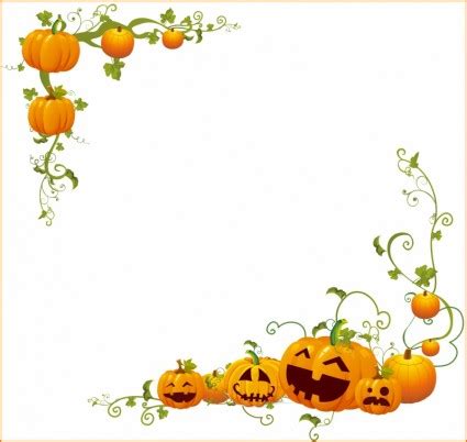 Halloween border fall pumpkin borders clipart – Clipartix