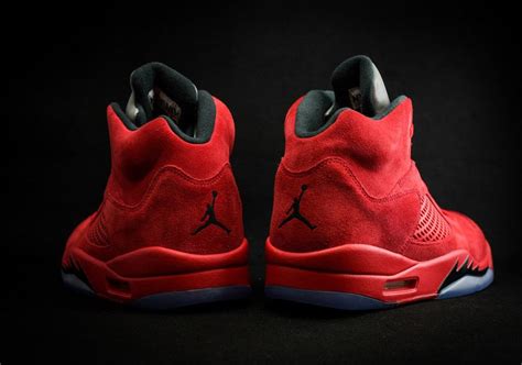 Air Jordan 5 Red Suede Release Date 136027-602 | SneakerNews.com