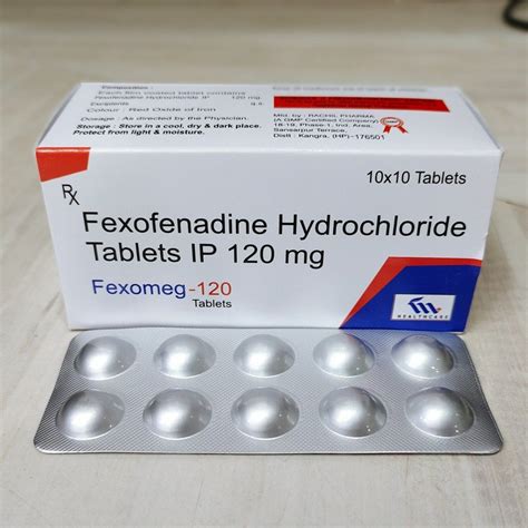 Fexofenadine Hydrochloride Tablets Ip at Rs 50/stripe in Panchkula | ID ...