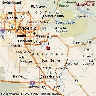 Where is Queen Creek, Arizona? see area map & more