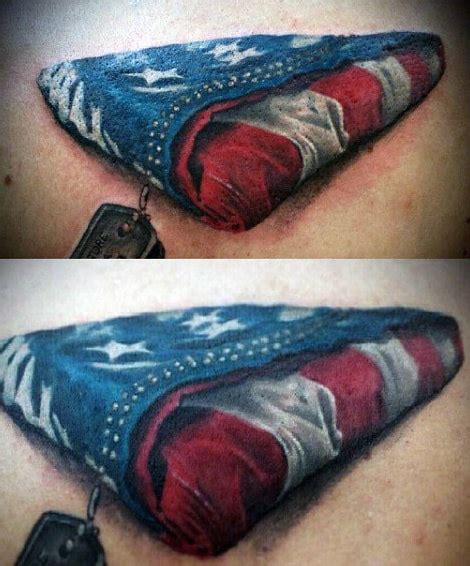 53 Cool American Flag Tattoo Ideas