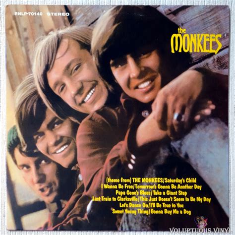 The Monkees ‎– The Monkees (1986) Vinyl, LP, Stereo, Album, Reissue – Voluptuous Vinyl Records